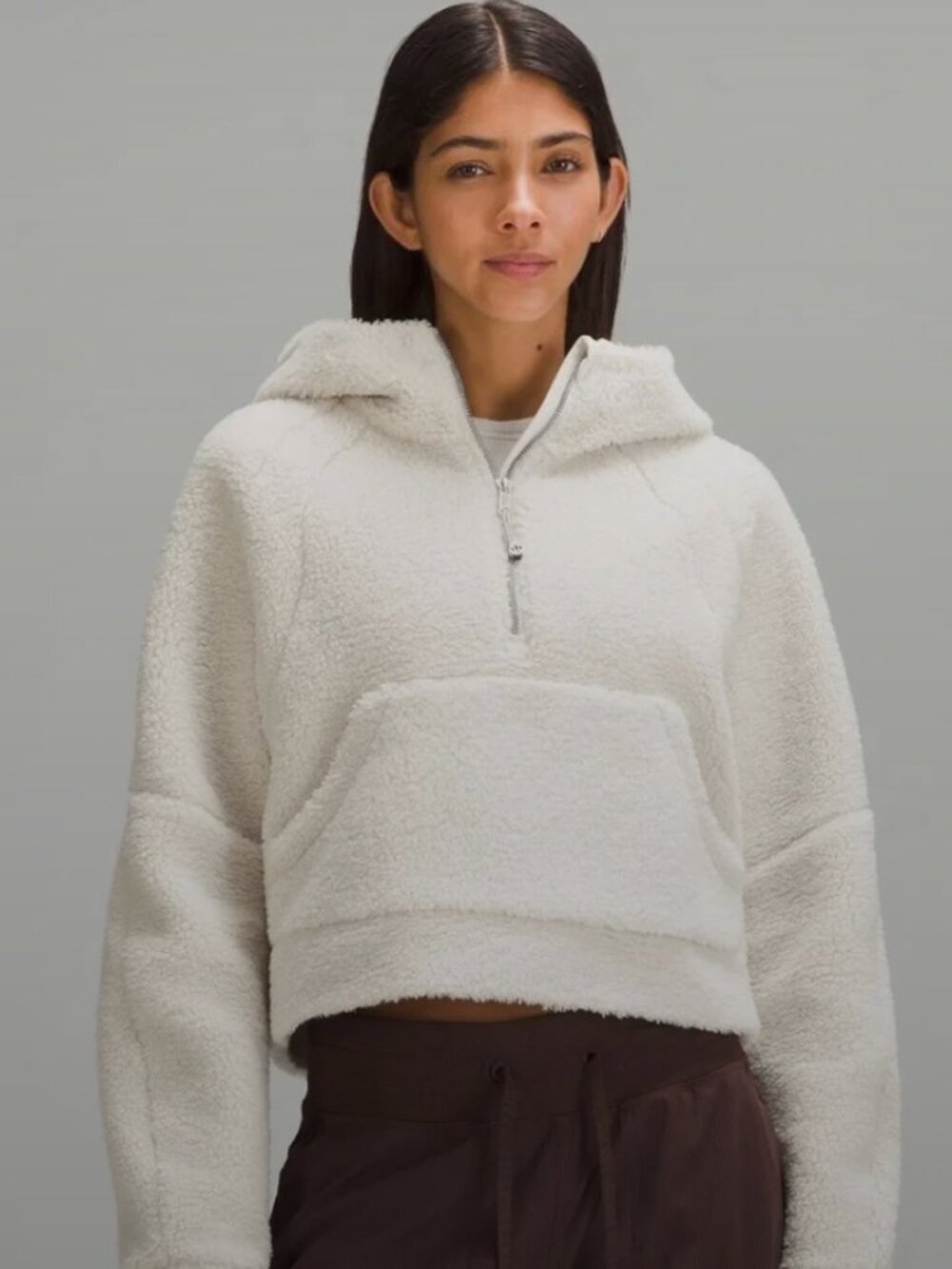 Lululemon Sherpa Fleece Teddy Jacket Cozy Oversized Lavendar Size 6